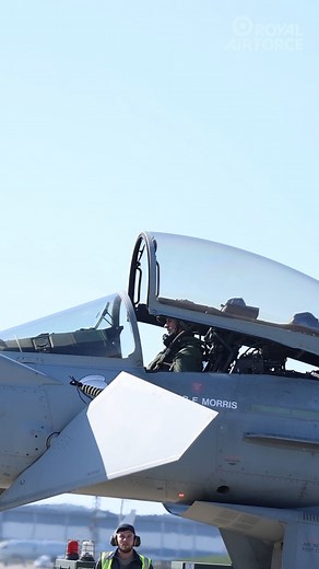 1 Squadron prepares for take off on Exercise Ramstein Flag ✈️ The opportunity to conduct such a high-profile exercise with our NATO allies is invaluable training to our aviators. Read more: https://www.raf.mod.uk/news/articles/raf-among-15-nato-nations-taking-part-in-exercise-ramstein-flag-2025/ | Royal Air Force