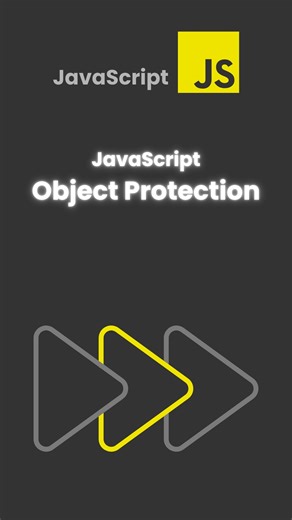JavaScript Object Protection This lesson explains how JavaScript object protection methods control structural changes, prevent unwanted mutations, and enforce data safety at runtime. Follow for more web dev tips & tech explainers! #script_ish #JavaScript #Objects #JS #ObjectProtection #Freeze #Seal #PreventExtensions #shortsfeed #TechTok #frontend #webdesign #webdevelopment #Programming #FrontendDevelopment #TechTutorial #JavaScriptTips #WebDevCommunity #JavaScriptForBeginners | 𝚂𝚌𝚛𝚒𝚙𝚝𝚒𝚜