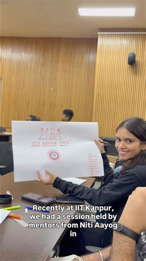 IIT Kanpur MBA x NITI Aayog | Inside a Policy Workshop