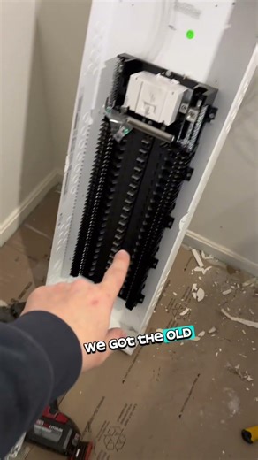 Replacing a 200 Amp Electrical Panel, full video dropping tomorrow! #diy #electrician #panelwiring