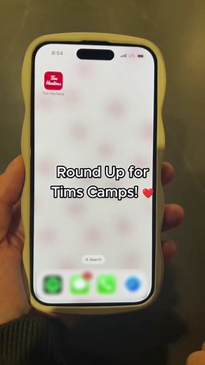 Rounding up your purchases to the nearest 10 cents is an amazing way to send more youth to Tims Camps. Toggle on Round Up in the Tims App! ❤️ This donation is collected by the Restaurant on behalf of and as agent for the Tim Hortons® Foundation Camps. Canada only.