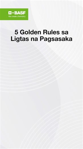 3.5K views · 28 reactions | Ikaw ay mahalaga, bayaning magsasaka! Alamin ang 5 golden rules sa ligtas na pagsasaka. #BASFInAg #ForTheLoveOfFarming | BASF Agricultural Solutions | Facebook