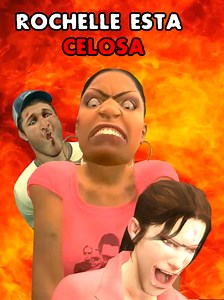 ROCHELLE ESTÁ CELOSA 😡 #left4dead2 #rochelle #ellis #zoey #l4d2 | hola amor me escuchas