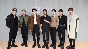 K-pop Group Enhypen Coordinates in Prada Looks at Milan Fashion Week