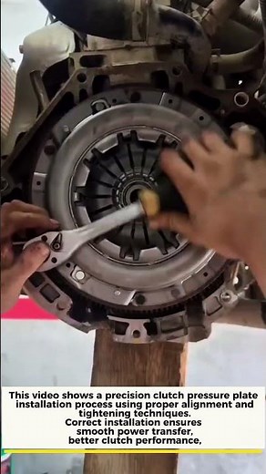 Professional Clutch Pressure Plate Installation | Precision Mechanical Technique