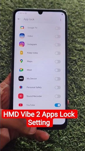 How To Apps Lock HMD Vibe 2 5g #appshidesetting #appslock #short #shorts