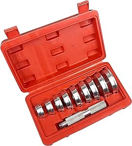HFS(R) Bearing Race and Seal Bush Driver Set with Carrying Case – Master/Universal Kit for Automotive Wheel Bearings