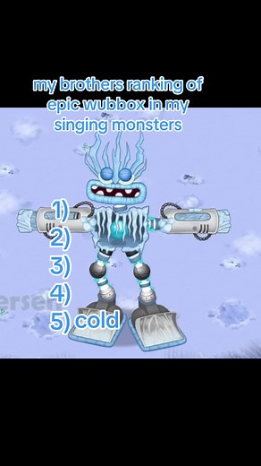 Ranking of Epic Wubbox in My Singing Monsters