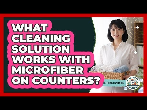 What Cleaning Solution Works With Microfiber On Counters?