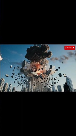 Giant Robot Destroys Skyscraper in Epic Sci-Fi Battle!💥