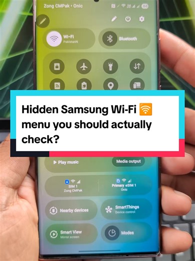Secret Samsung Wi-Fi Menu You Must Explore