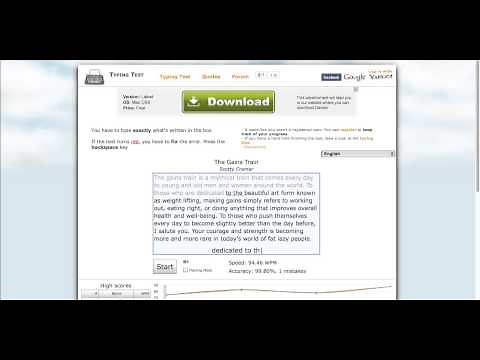 Key Hero Typing Tests - 10 minutes