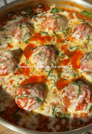 Meatballs and Rice Skillet Recipe | 30‑Minute One Pan Meal