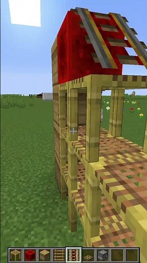 How to Build water Slide in Minecraft #shorts