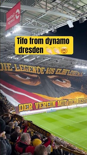 🔥 Insane Tifo! Dynamo Dresden Ultras & Hooligans Create Epic Stadium Atmosphere ⚡🟡🔵