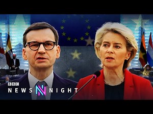 Polish PM accuses EU of blackmail as row over rule of law escalates - BBC Newsnight