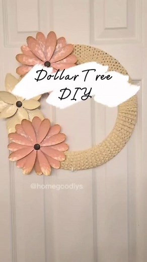 553K views · 11K reactions | Sharing this easy wreath I made last year for Spring!  All supplies are from Dollar Tree. You’ll only need one hat to cover the wreath. Hope you enjoy! 珞 #dollartree #diy #dollartreecommunity #crafts #crafty #dollartreefinds #dollartreecrafts #dollartreediy | Home Goodiys | Facebook