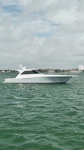 This Viking 52 Sport Coupe is an exceptionally rare find, powered by MAN 1550hp engines—one of only a handful built with this package. With just 2,454 original hours and a recent 1,000-hour service completed in 2023, she’s turn-key and ready to cruise. Highlights include a beautifully refinished high-gloss faux teak interior, upgraded Garmin electronics, single-lever helm controls, and superior 360-degree visibility from the bridge. Contact HMY Yacht Sales Professional Jake Gibson for details 📱