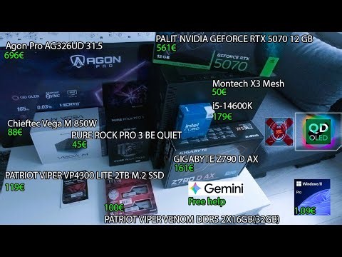 Build Probably Most Versatile as Possible Desktop PC Setup for Today and for Tomorrow, for 2000€!