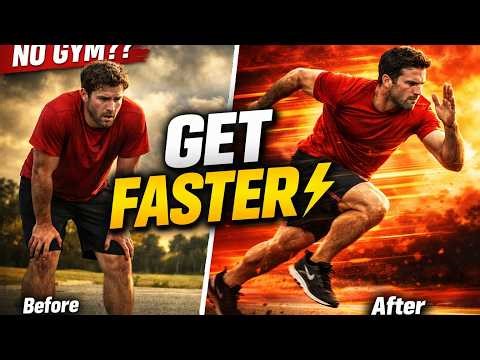 Build EXPLOSIVE SPEED at Home (No Gym, No Track Needed)