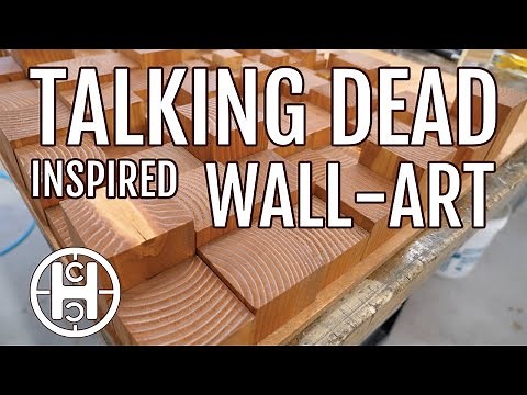 Talking Dead Inspired Wood Wall Art Project By High Caliber Craftsman