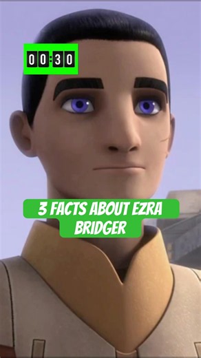 3 facts about Ezra Bridger! #starwars #starwarsrebels #ezrabridger #darthvader #ahsokatano #jedi