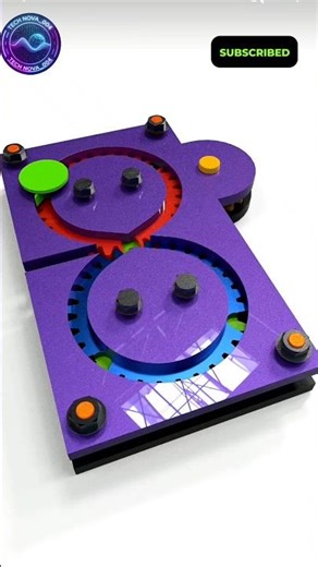 “Mind-Blowing Figure-8 Path Generator | Gear & Slider Mechanism Animation #mechanical #machine