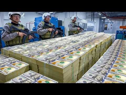 HOW DOLLARS ARE MADE 💵 | THIS IS HOW 55 MILLION BILLS ARE MADE EVERY DAY