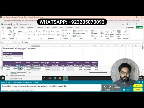 Excel Chapter 2 Simulation Training | Excel Simulation Labs Step By Step Guide MyITLab