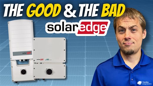 Is SolarEdge the right inverter for your solar system? 路‍♂️ Truth is, it really depends on YOUR needs. With thousands of SolarEdge inverter installations under our belt, we've seen the good and the bad, and we're here to tell all.  SolarEdge Technologies Inc. | Paradise Energy Solutions | Facebook