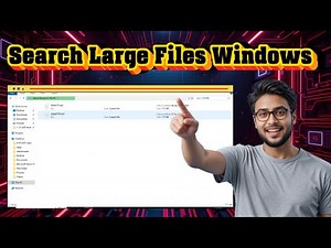 How To Search For Large Files In Windows 10 | Free Up Disk Space (2026)