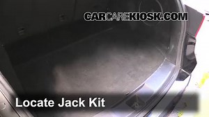 Replace Flat Tire with Spare Tire: 2008 Acura RDX 2.3L 4 Cyl. Turbo