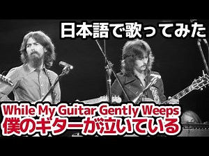 【ビートルズ】僕のギターが泣いている（While My Guitar Gently Weeps）【日本語で歌ってみた】