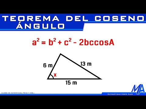 Teorema de Coseno | Hallar un ángulo