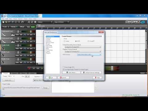 Mixcraft 6 Mini Tip - Switching Audio Drivers