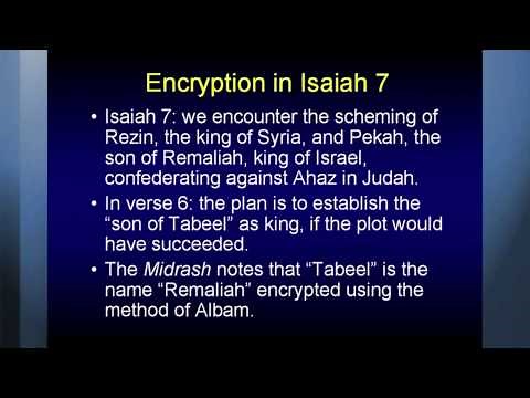 Encryption in Isaiah 7 - Chuck Missler