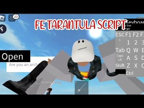 ROBLOX FE TARANTULA SCRIPT using FLUXUS EXECUTOR played at Fencing - script link on pinned comments