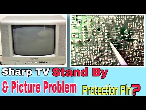 SHARP Crt Tv Picture Problem | Sharp Crt Tv Standby & Protection Problem Explained.