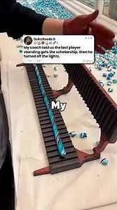 My coach told us the last player standing gets the scholarship, then he turned off the lights.