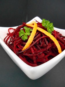 Recette de betteraves rouges crues râpées