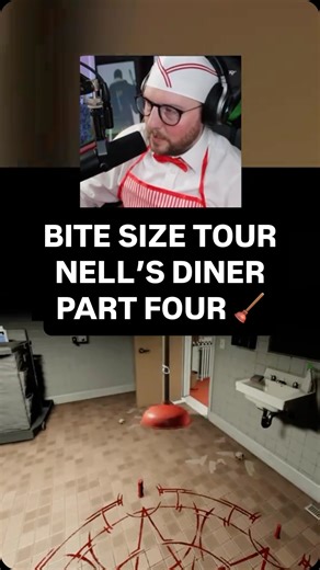 23 reactions | BITE SIZE TOUR NELL’S DINER PART FOUR #phasmophobia #phasmophobiagame #phasmophobiaclips We hit the bathrooms (shoutout to the legendary plunger 猪), tracked down the last few cursed objects, and found even more graffiti spelling out ghost types. Also… I think I’ve cracked a theory about that second van in the parking lot  What do YOU think it’s there for? | Spooky Time Pizza | Facebook