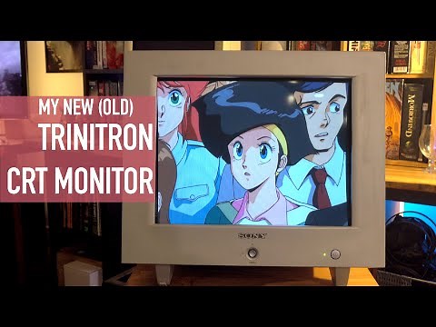 Sony Trinitron CRT Monitors Are Still Beautiful (Picked Up a 19" HMD-A400/L Monitor)