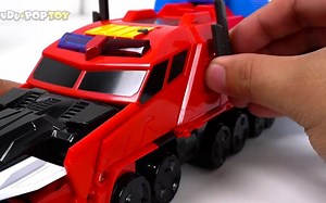 [转]迷你特工队基地Miniforce X Commando X Carrier 3 mode transform3变,韩国动漫,皮特模型