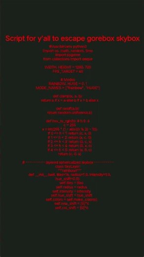 script to escape the gorebox skybox y'all (this is the script to escape)