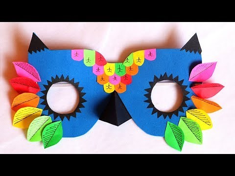 DIY Mask | How to make Owl Mask for kids | Pinterest inspired DIY Animal Mask