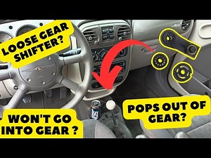 how to fix a loose gear shifter / shift cable bushings