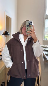 Watch Oversized Fleece Vest on Amazon Live
