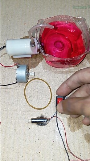 Run mini water pump with coreless drone motor