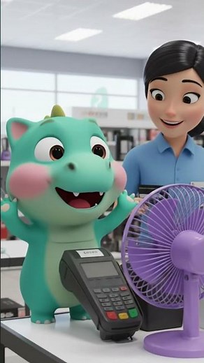 DORO’s Cool Purple Fan and Red Convertible Ride 🌀🦖🚗