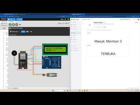 Sistem Pintu Parkir Canggih dengan RFID RC522 ESP32 Blynk IoT WOKWI